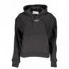 SUDADERA CALVIN KLEIN SIN CREMALLERA MUJER NEGRO