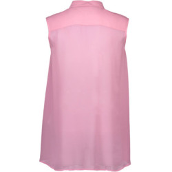 LOVE MOSCHINO SLEEVELESS SHIRT WOMEN PINK