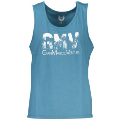 GIAN MARCO VENTURI HERREN BLAUES TANKTOP