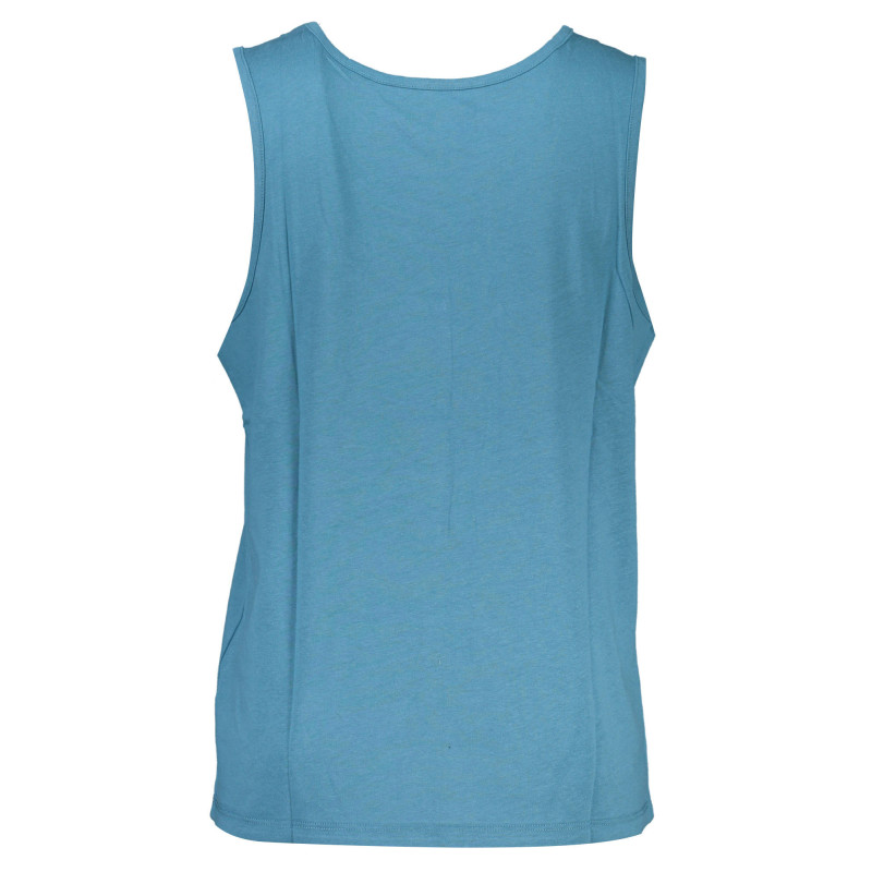 GIAN MARCO VENTURI MEN'S BLUE TANK TOP