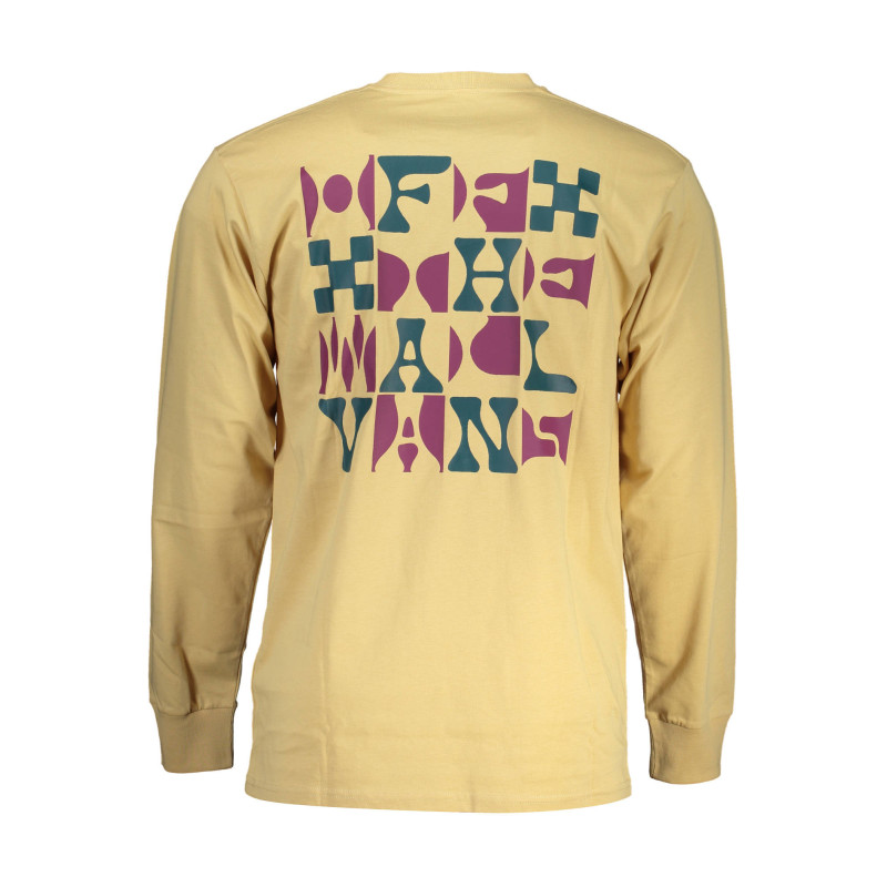 VANS LONG SLEEVE T-SHIRT MEN BEIGE