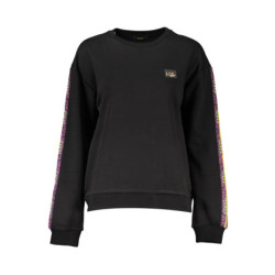 Sweat-shirt Cavalli Class sans fermeture éclair pour femme Noir