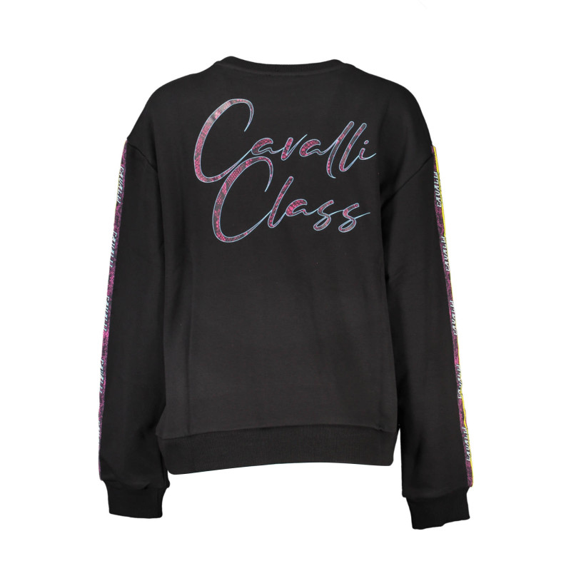 CAVALLI CLASS SWEATSHIRT OHNE REISSVERSCHLUSS DAMEN SCHWARZ