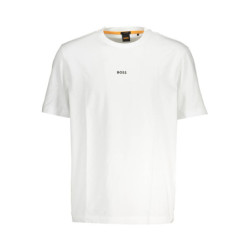 BOSS T-SHIRT MANICHE CORTE UOMO BIANCO