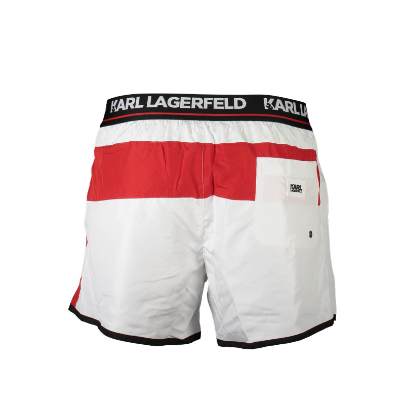 KARL LAGERFELD BEACHWEAR COSTUME PARTE SOTTO UOMO BIANCO