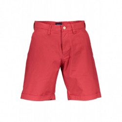 PANTALON BERMUDA HOMME GANT ROUGE