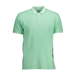 HARMONT & BLAINE MEN'S SHORT SLEEVE POLO GREEN