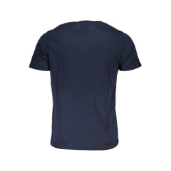 T-SHIRT MANCHES COURTES GIAN MARCO VENTURI BLEU POUR HOMME