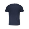 GIAN MARCO VENTURI MEN'S SHORT SLEEVE T-SHIRT BLUE