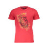CAMISETA DE MANGA CORTA CAVALLI CLASS HOMBRE ROJA