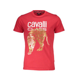 CAVALLI CLASS SHORT SLEEVE T-SHIRT MEN RED
