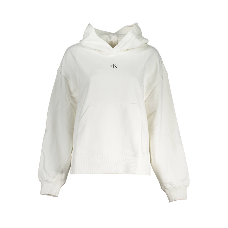 CALVIN KLEIN SWEATSHIRT OHNE REISSVERSCHLUSS DAMEN WEISS