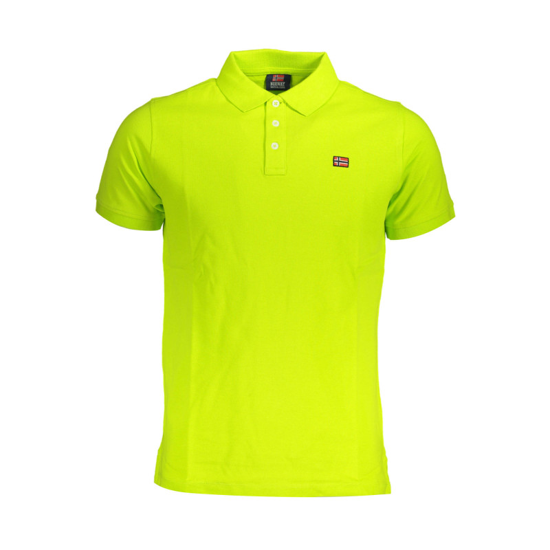 NORUEGA 1963 POLO DE MANGA CORTA PARA HOMBRE AMARILLO