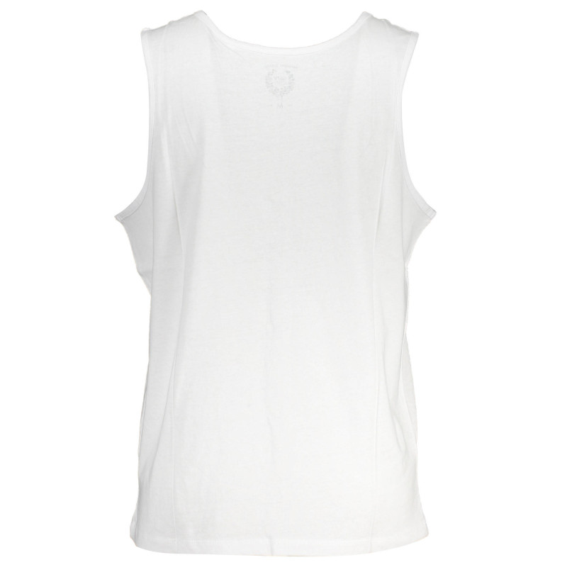 GIAN MARCO VENTURI MEN'S WHITE TANK TOP