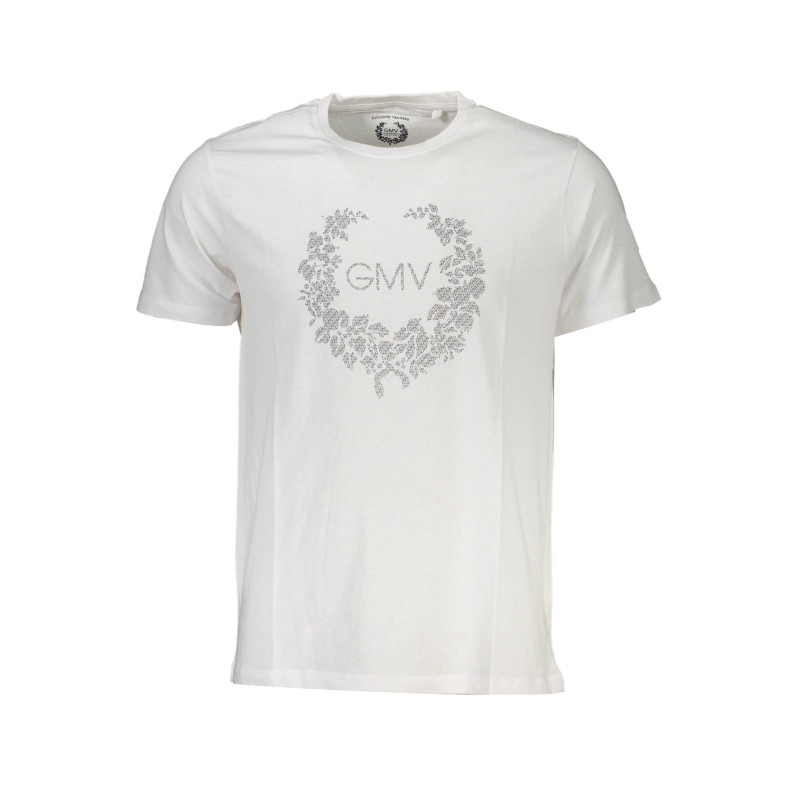 GIAN MARCO VENTURI MEN'S SHORT SLEEVE T-SHIRT WHITE