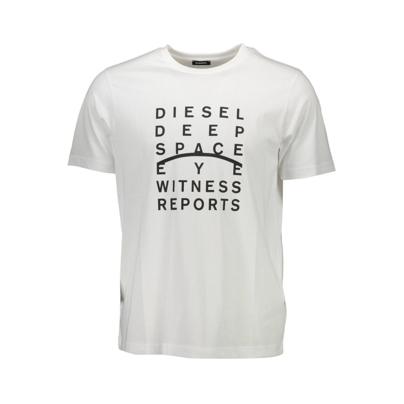 T-SHIRT MANCHES COURTES DIESEL HOMME BLANC