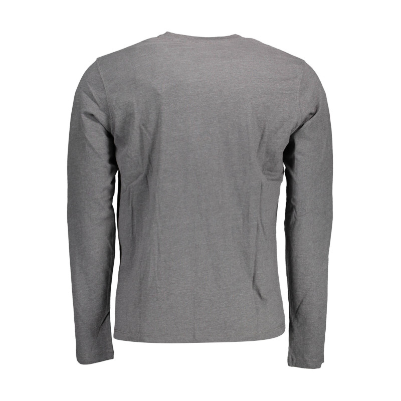 US POLO T-SHIRT LONG SLEEVES MEN GREY
