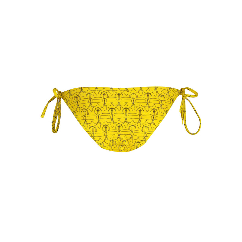 KARL LAGERFELD BEACHWEAR BAS DE MAILLOT DE BAIN FEMME JAUNE
