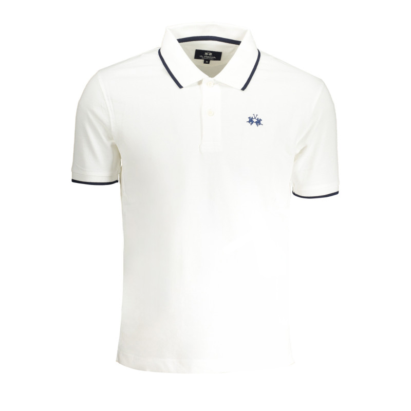 LA MARTINA MEN'S SHORT SLEEVE POLO WHITE