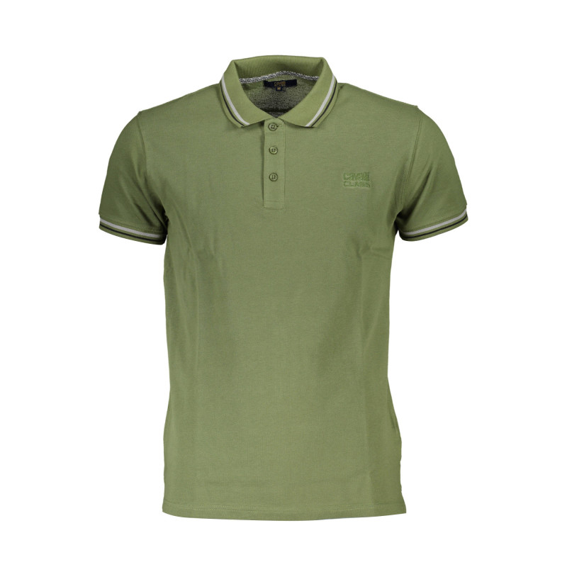 CAVALLI CLASS POLO MANCHES COURTES HOMME VERT