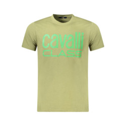 CAVALLI CLASS KURZARM-T-SHIRT HERREN GRÜN