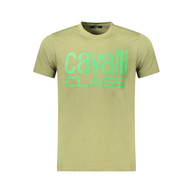 T-SHIRT À MANCHES COURTES CAVALLI CLASS HOMME VERT