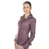Camisa de manga larga Holiday Inn para mujer, color morado