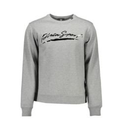 PLEIN SPORT MEN'S ZIP-FREE SWEATSHIRT GREY