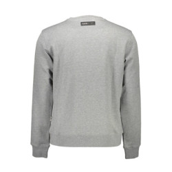 PLEIN SPORT HERREN-SWEATSHIRT OHNE REISSVERSCHLUSS GRAU