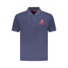 U.S. GRAND POLO MANICHE CORTE UOMO BLU