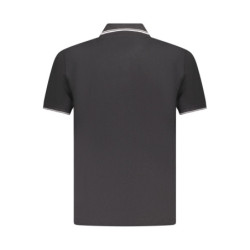 Chemise polo US Grand Polo à manches courtes pour homme, noire