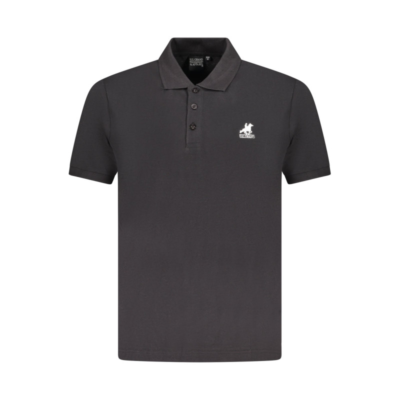 US GRAND POLO Kurzarm Herren Schwarz