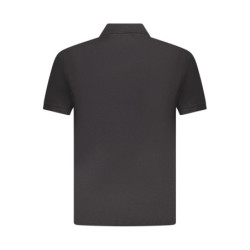 Chemise polo US Grand Polo à manches courtes pour homme, noire