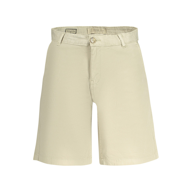 PANTALONES BERMUDAS GUESS JEANS PARA HOMBRE BEIGE