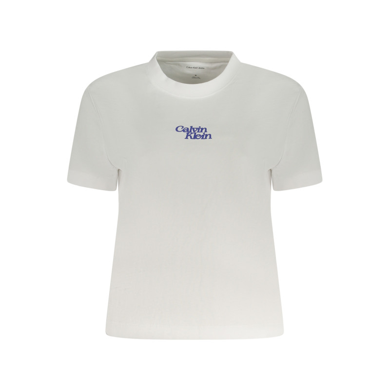 CAMISETA DE MANGA CORTA CALVIN KLEIN MUJER BLANCA