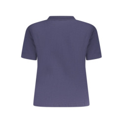 CALVIN KLEIN T-SHIRT MANICHE CORTE DONNA BLU