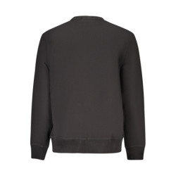 Sweat-shirt zippé noir Calvin Klein pour homme