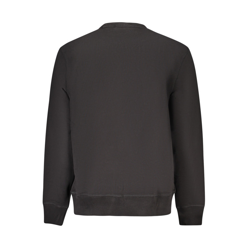 CALVIN KLEIN MEN'S BLACK ZIP-UP SWEATSHIRT