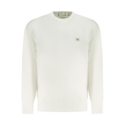 CALVIN KLEIN MEN'S ZIP-UP SWEATSHIRT WHITE