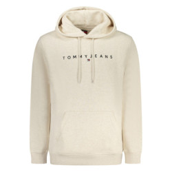 TOMMY HILFIGER FELPA SENZA ZIP UOMO BEIGE