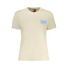 T-SHIRT À MANCHES COURTES TOMMY HILFIGER FEMME BEIGE