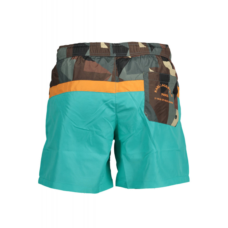 KARL LAGERFELD BEACHWEAR PIÈCES DE MAILLOT DE BAIN SOUS L'HOMME VERT