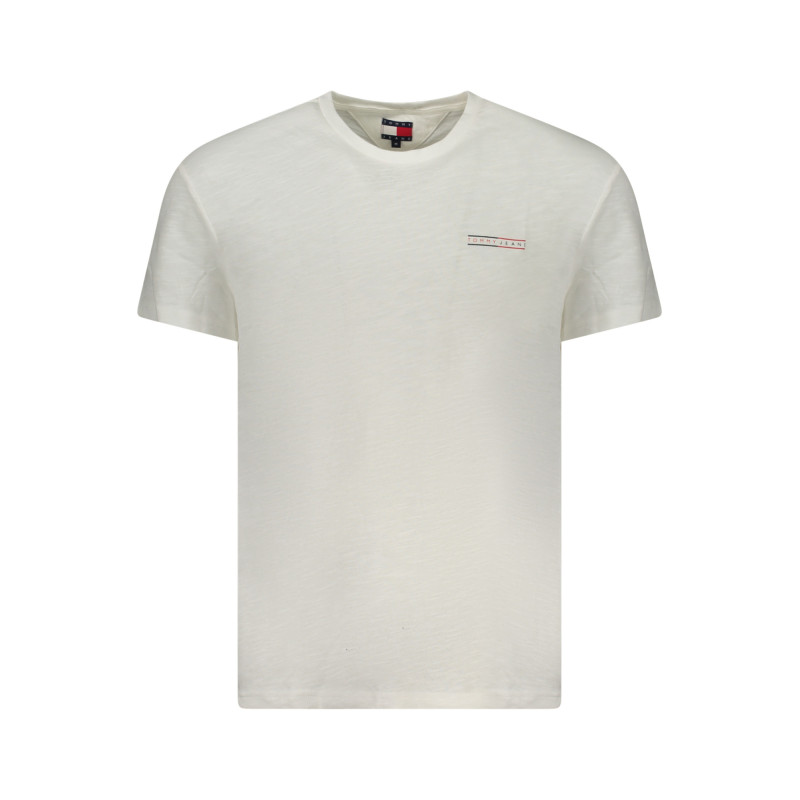 T-SHIRT À MANCHES COURTES TOMMY HILFIGER HOMME BLANC