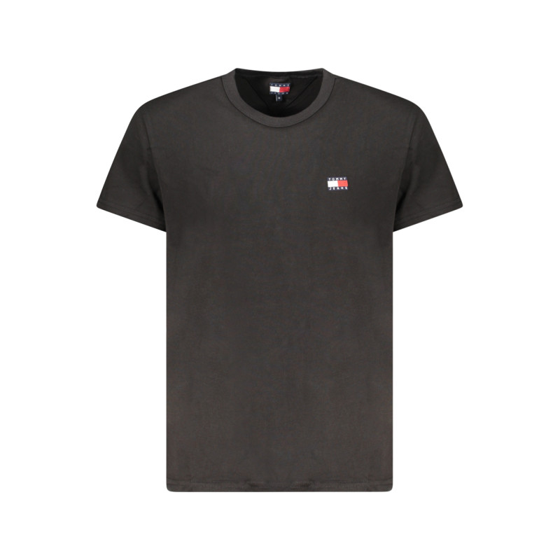 TOMMY HILFIGER SHORT SLEEVE T-SHIRT MEN BLACK