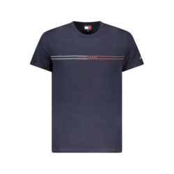 TOMMY HILFIGER MEN'S SHORT SLEEVE T-SHIRT BLUE