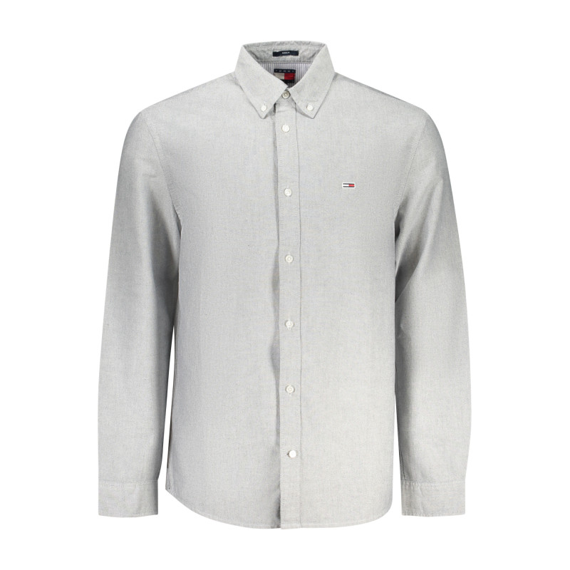 Chemise à manches longues Tommy Hilfiger pour homme Gris