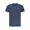 T-SHIRT À MANCHES COURTES TOMMY HILFIGER POUR HOMME BLEU
