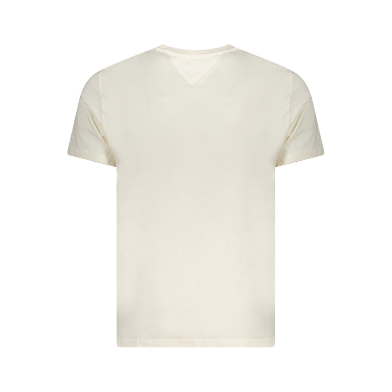 TOMMY HILFIGER SHORT SLEEVE T-SHIRT MEN BEIGE