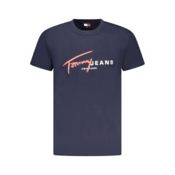 TOMMY HILFIGER MEN'S SHORT SLEEVE T-SHIRT BLUE