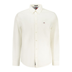 Chemise à manches longues Tommy Hilfiger pour homme, blanche